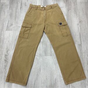 Levi’s Cargo Pants Men 36x32 Khaki 100% Cotton Loose Straight Utility